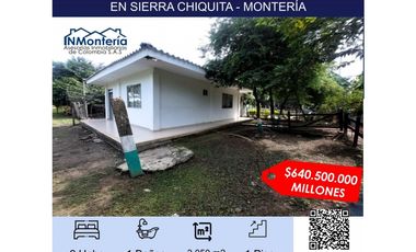 VENTA DE PARCELA EN SIERRA CHIQUITA DE MONTERIA