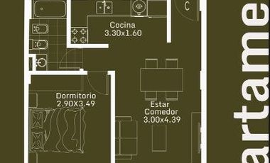 Departamento 2 Ambientes Venta Morón