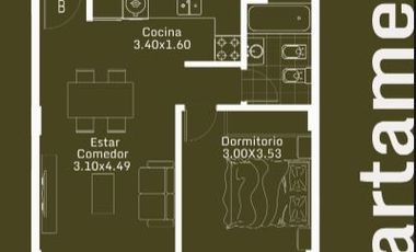Departamento 2 Ambientes Venta Morón