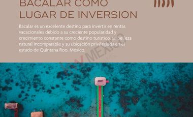 Preventa Casa para inversión en Bacalar. 3 recámaras, 3 y 1/2 baños y terraza independiente.