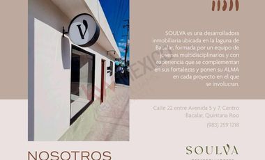 Preventa Casa para inversión en Bacalar. 3 recámaras, 3 y 1/2 baños y terraza independiente.