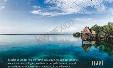 Preventa Casa para inversión en Bacalar. 3 recámaras, 3 y 1/2 baños y terraza independiente.