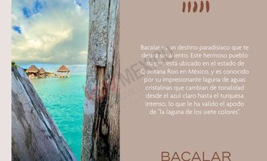 Preventa Casa para inversión en Bacalar. 3 recámaras, 3 y 1/2 baños y terraza independiente.