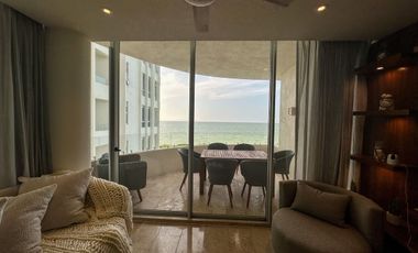 Departamento de 3 Recámaras frente al mar en Telchac Puerto