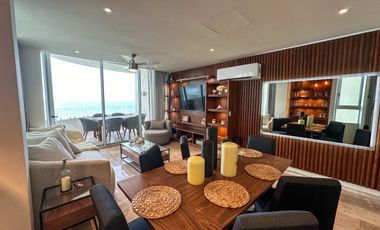 Departamento de 3 Recámaras frente al mar en Telchac Puerto