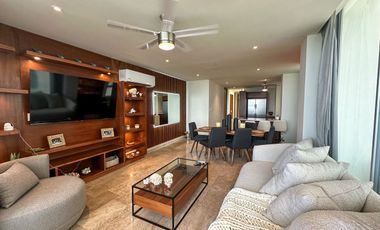 Departamento de 3 Recámaras frente al mar en Telchac Puerto