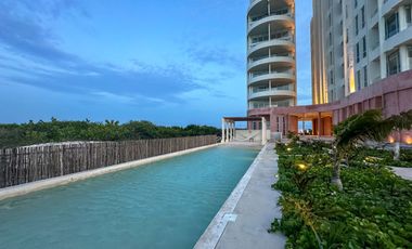 Departamento de 3 Recámaras frente al mar en Telchac Puerto