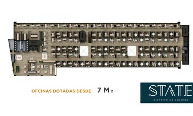 Venta de cesion derecho oficina Distrito Los Colores