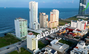 Terreno de 1237.60 m2 en renta sobre Blvd. Ávila Camacho. BOCA DEL RÍO, VER.