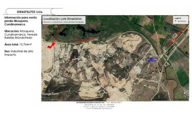 EXCELENTE LOTE PARA USO INDUSTRIAL DE ALTO IMPACTO EN MOSQUERA