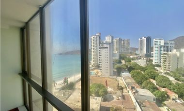 ARRIENDO APARTAMENTO 3 HABITACIONES FRENTE AL MAR - RODADERO SUR