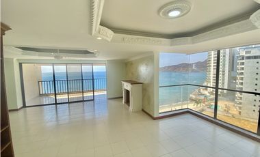 ARRIENDO APARTAMENTO 3 HABITACIONES FRENTE AL MAR - RODADERO SUR