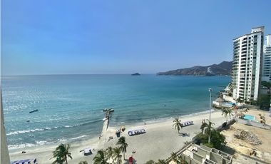 ARRIENDO APARTAMENTO 3 HABITACIONES FRENTE AL MAR - RODADERO SUR