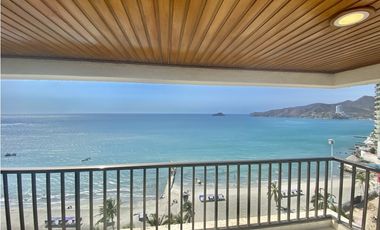 ARRIENDO APARTAMENTO 3 HABITACIONES FRENTE AL MAR - RODADERO SUR