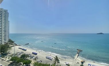 ARRIENDO APARTAMENTO 3 HABITACIONES FRENTE AL MAR - RODADERO SUR