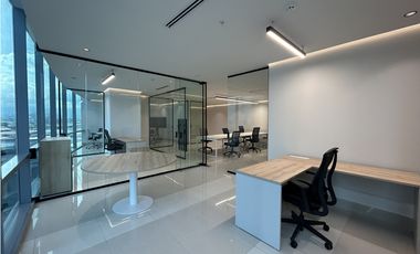 ALQUILER OFICINA AMOBLADA COSTA DEL ESTE 140M2 MC