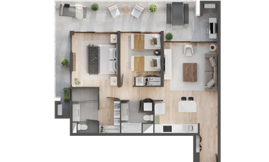 Departamento en Venta en Chicureo - Chamisero