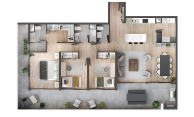 Departamento en Venta en Chicureo - Chamisero