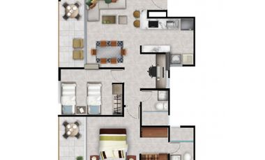 Venta de apartamento con Permiso turistico para entrega en 2025