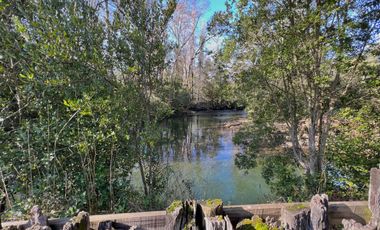 Hermosa casa con amplio jardín y bosque