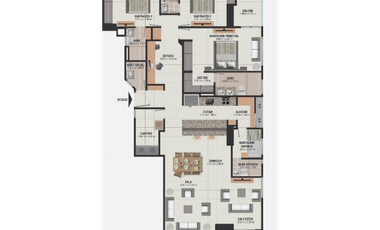 VENTA DE  APARTAMENTOS DEL  PROYECTO MEDITERRANEAN PLACES - MONTERA