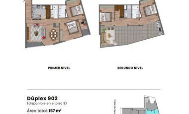 Departamento dúplex de  4 dormitorios de estreno