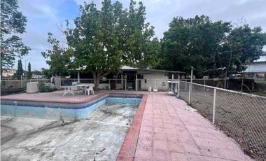 SE VENDE TERRENO EN VIA INTERAMERICANA CON CASA EN NUEVA GORGONA