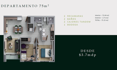 Departamentos en Venta en Jardines de Anáhuac