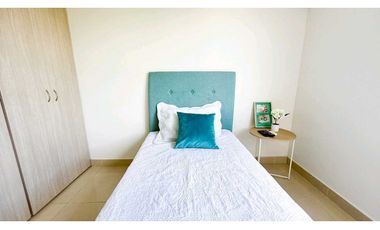 Apartamento amoblado en arriendo en la castellana