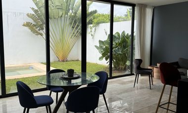 Casa en venta tipo TH con amenidades en Conkal, al norte de Mérida