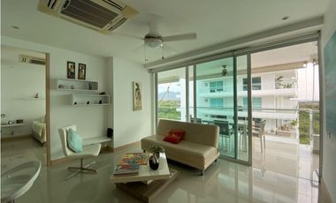 Apartamento amoblado en primera línea de playa