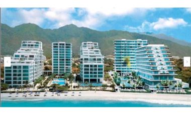 Apartamento amoblado en primera línea de playa