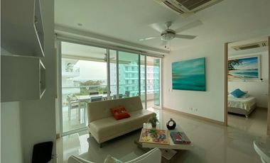 Apartamento amoblado en primera línea de playa
