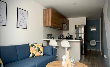 ARRIENDO AMOBLADO UNICAMENTE, APARTAESTUDIO ESTRENAR CHICO BAJO