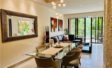 APARTAMENTO EN CLAYTON EMBASSY CLUB CON TERRAZA GRANDE  SEMI AMOBLADO