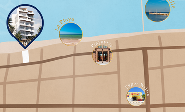 Departamento en venta en Telchac, Blancamar, Telchac, Yucatán ( Mod. Luxury)