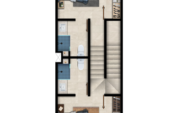 Townhouse en Venta, en Telchac, Amaité, Yucatán (Mod. C)