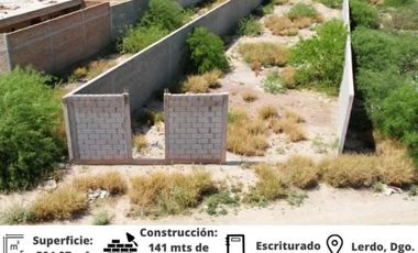 Terreno en Venta en Lerdo