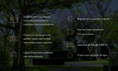3 Terrenos en Venta en Paraje Casas de Autor, San Agustin (15% DESCUENTO + 5%)