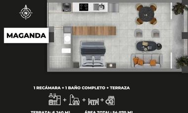 Departamentos en Preventa en QALINA en Colonia Americana (Entrega Julio 2025)