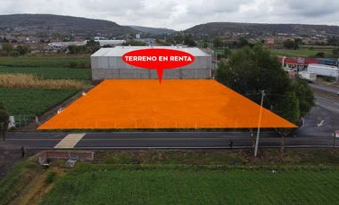TERRENO EN RENTA EN MORELIA, ZONA TARÍMBARO, CARRETERA MORELIA – SALAMANCA.