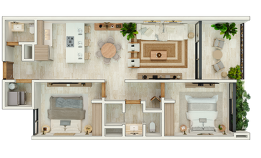 Departamento(2R) en Venta en Arrecife, Sisal