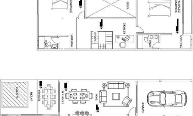Casa(3R) en Venta en Mabella Esmeralda, San Diego Cutz