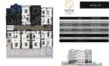 Nuevos lofts en excelente zona