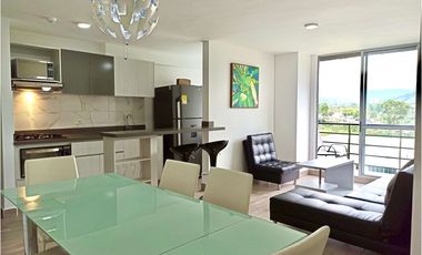 ALQUILER APARTAMENTO AMOBLADO ARMENIA MARAVILLOSA UBICACION Y VISTA