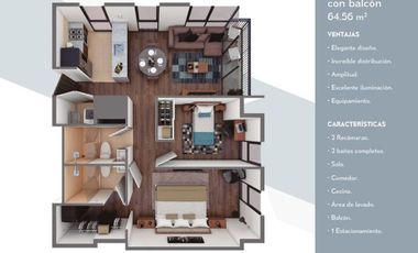 Departamentos en Venta Desarrollo Inclusiv, CDMX