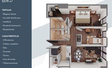 Departamentos en Venta Desarrollo Inclusiv, CDMX