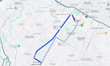 Venta de Terreno de 240 m2, plano en zona habitacional