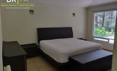 Casa en condominio boscoso de Avándaro.