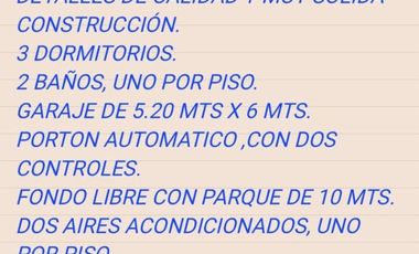 Excelente duplex 4 amb. con fondo libre PERMUTO